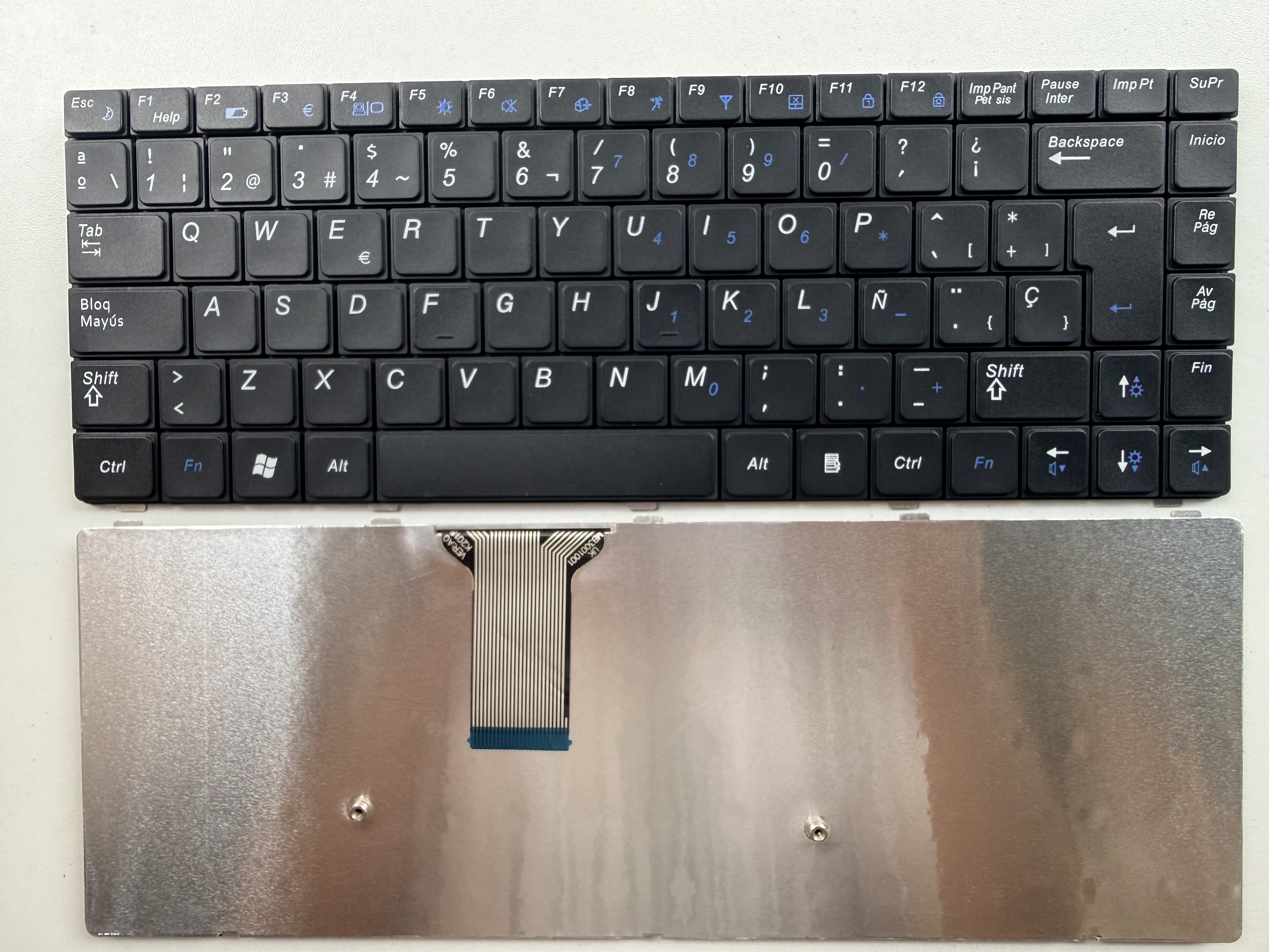 Picture of Laptop Spanish keyboard forNew Replacement Laptop Keyboard For SAMSUNG R467 BLACK (OEM) Sp Layout